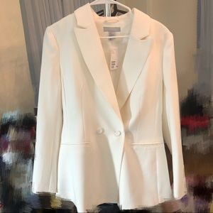 White suit jacket